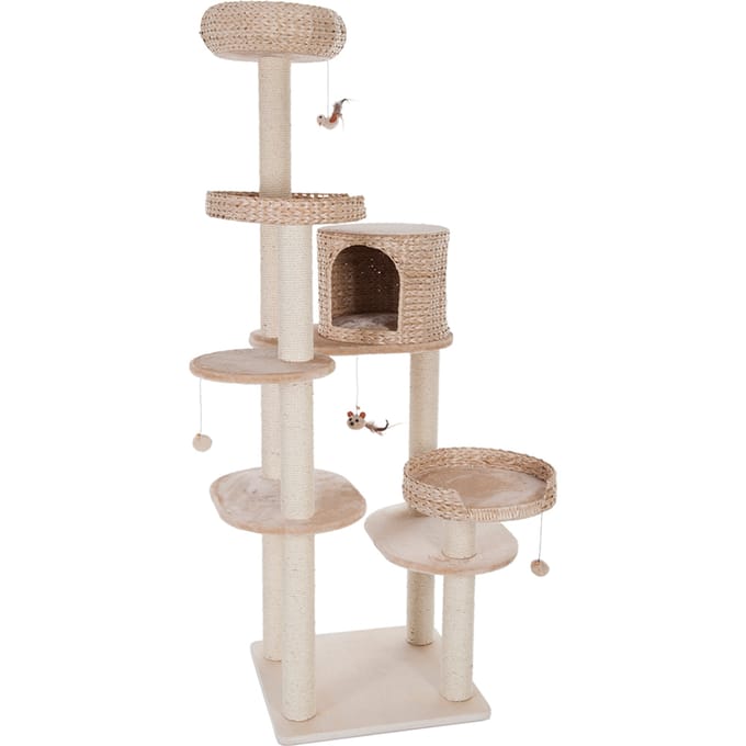 Natural Home IV Krabpaal Beige H192 x L83 x B57 cm