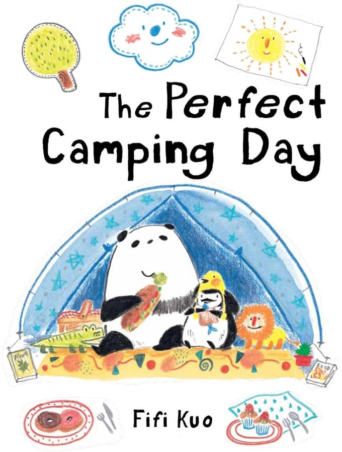 Kinderboek Kampeerdag met Panda en Pinguïn