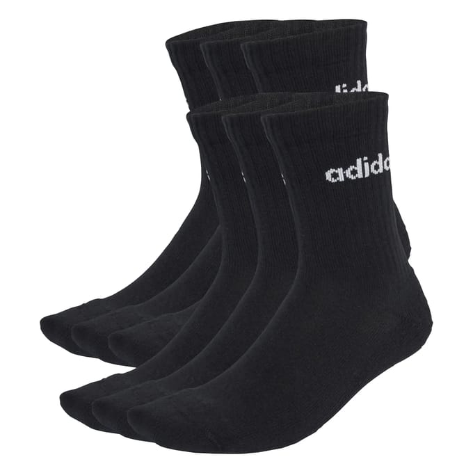 Adidas Linear Crew Sokken (6-pack)
