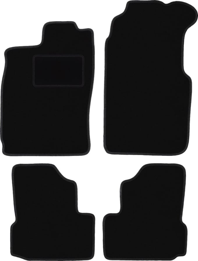 Zwarte veloursmatten voor: Saab 900 II cabriolet (1994-1995)