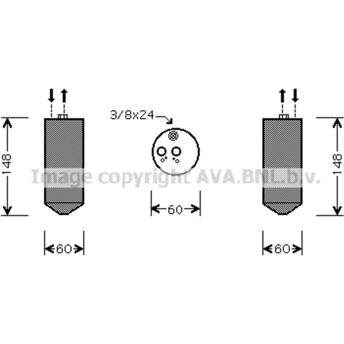Droger, airconditioningsysteem AVA COOLING SUD090 AVA