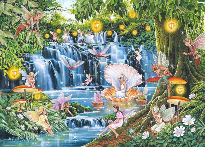 House of Puzzles Faerie Lights - BIG 500 Piece Jigsaw Puzzle.