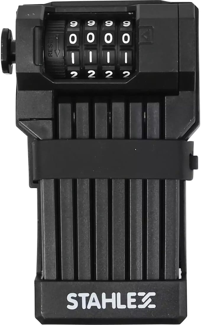 Benson Vouw cijferslot - 65 cm - Met houder - Compact en duurzaam - Veiligheidsslot