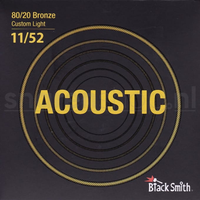 BlackSmith BR-1152 Snaren voor Akoestische Gitaar (11-52) Custom Light