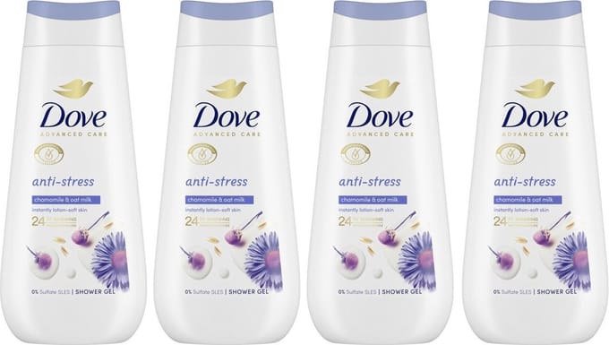 Dove Douchecrème Anti-Stress 4 x 225 ml