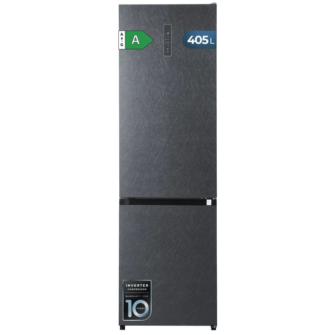 Koelkast Cecotec Bolero CoolMarket Combi 405 WL Elite Silex Stone A