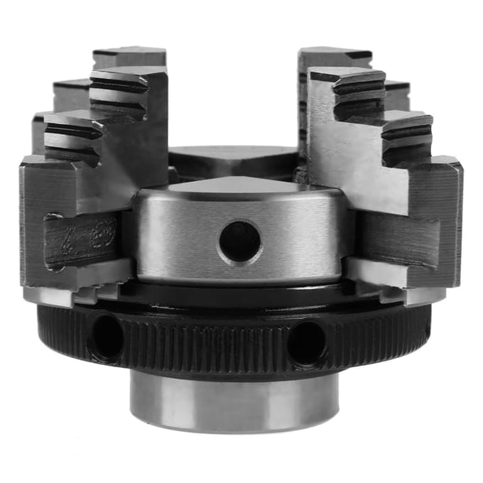 50mm Mini 4 Klauw Omkeerbare Zelfcentrerende M14 Draadmontage Draaibank Handmatige Klauwplaat K02 50