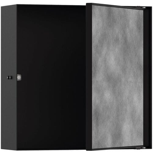 Hansgrohe XtraStoris Rock wall niche installation box with tileable door 30 x 10 x 30 cm 56085670