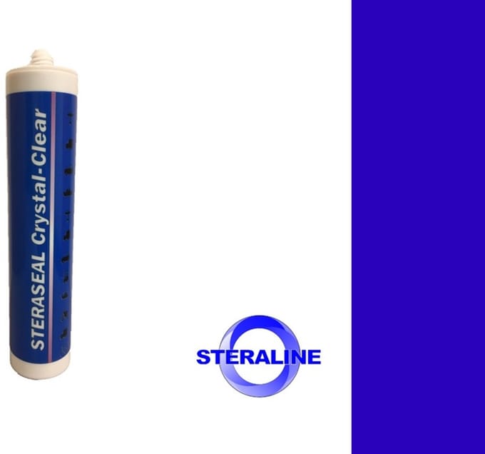 Steraseal Crystal Clear - Transparant - Kit - Lijm - Montagekit