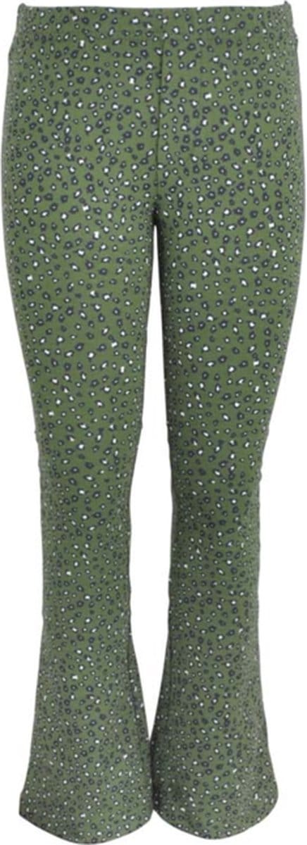 Lovestation22-Meisjes flare broek Myla -Groen