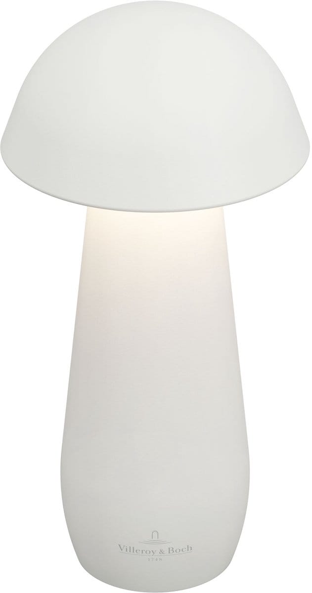 Villeroy & Boch tafellamp MODENA | 16cm| wit| op accu