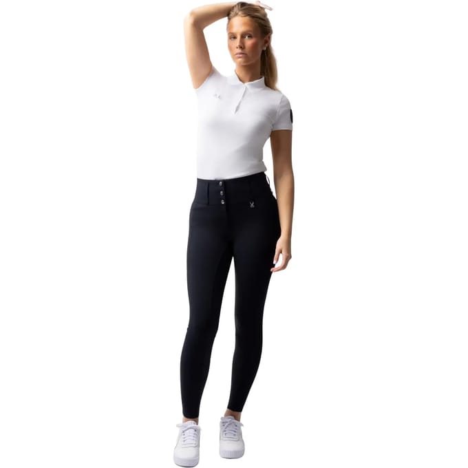Horze Leonie dames fullseat rijbroek , Dark navy, 36