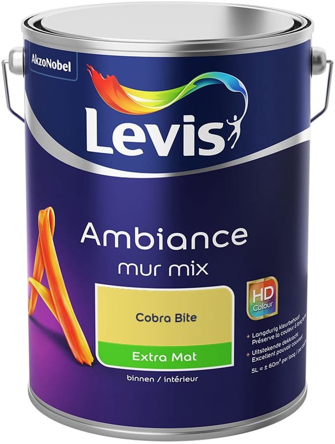Levis - Ambiance Mur Extra Mat Mix - Cobra Bite - Mengverf - 5 L