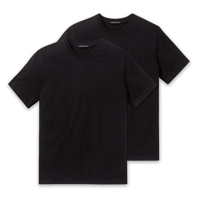 SCHIESSER T-shirt American T-Shirt Verpakking van 4