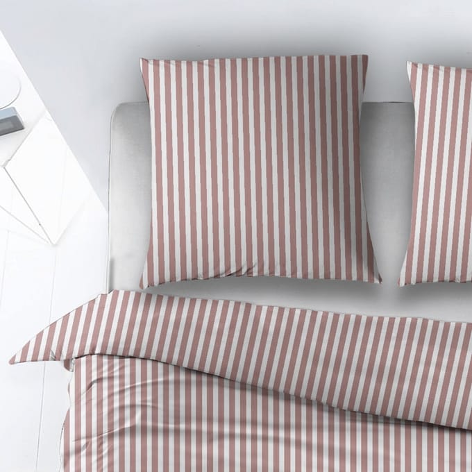 Sleepnight Dekbedovertrek Flanel Iris Roze - 200 x 200/220 cm + 2 kussenslopen - [Roze]