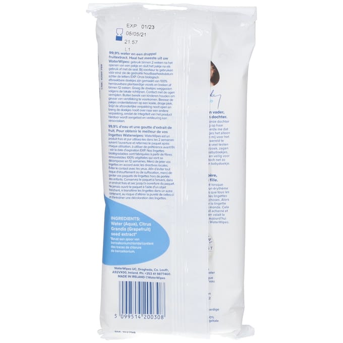 WaterWipes Bio Baby Billendoekjes | 28 Stuks