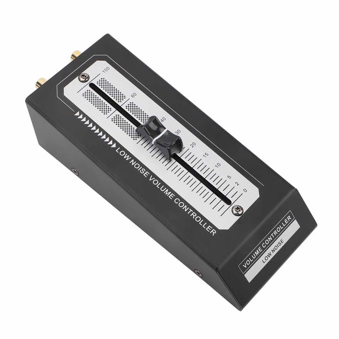 Passieve Volumeregelaar RCA-interface Heldere en Zuivere Geluidsuitvoer Volume-regelaar voor Thuisstudio white