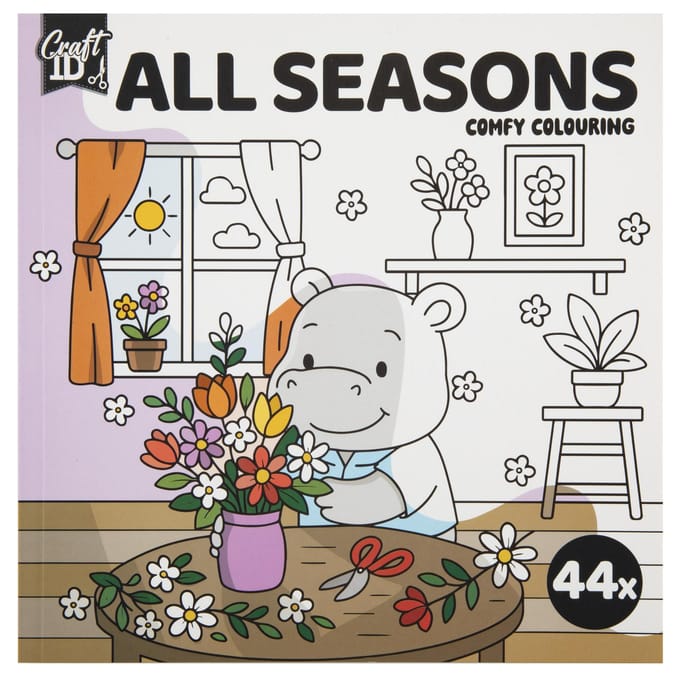 Kleurboek Craft ID Cute & Comfy 20c20cm 4 stuks assorti