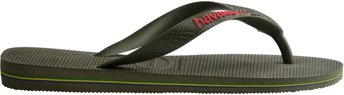 Havaianas Brasil Logo Kids Green