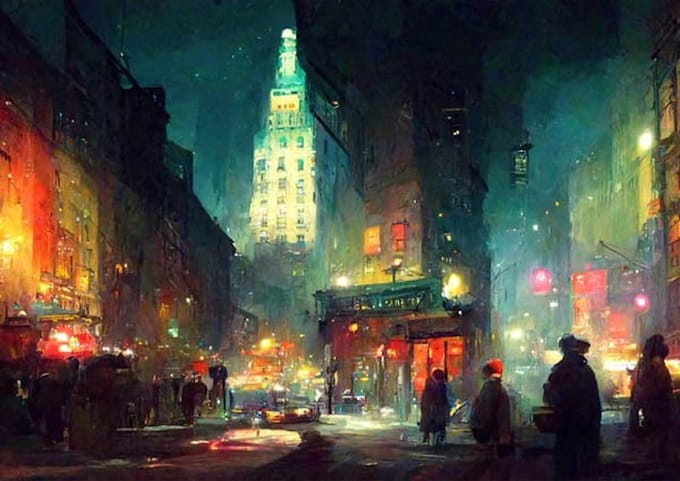 *SALE - New York , New York- Mint by Michelle decoupage papier A1