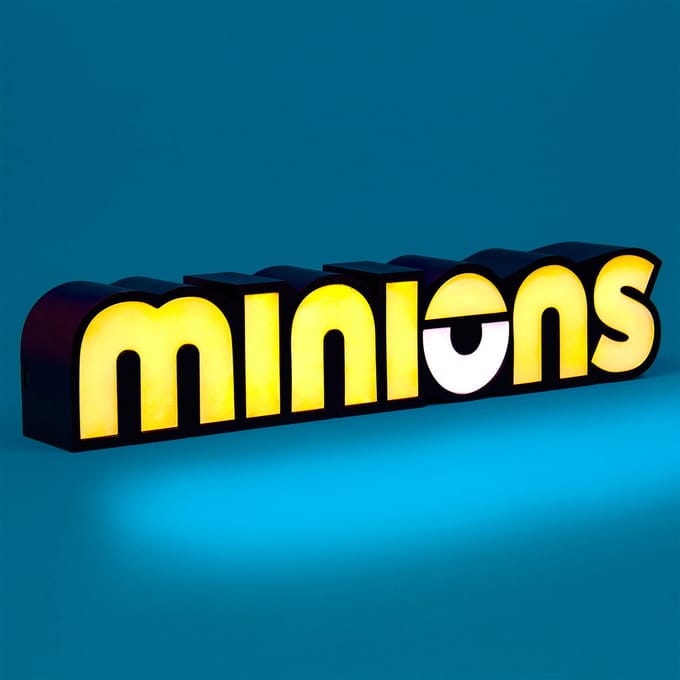 Minions Logo Lamp – 30 cm Lang – Ontspannende Sfeer