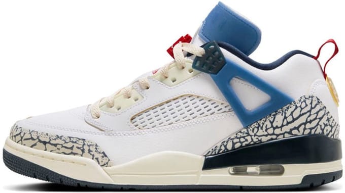 Nike Jordan Spizike Low - Heren Sneaker - Wit/Blauw