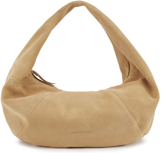 LES VISIONNAIRES Greta Icon Schoudertas Leder 43 cm - Dames - soft tan