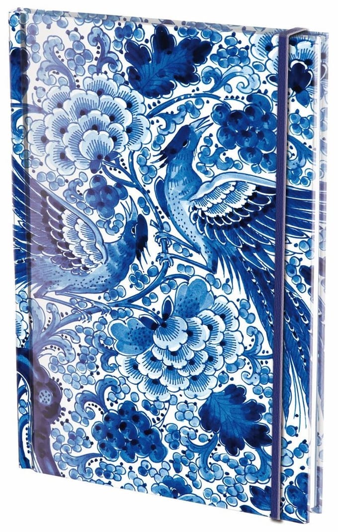 Notitieboek A6, zachte kaft: Royal Delft