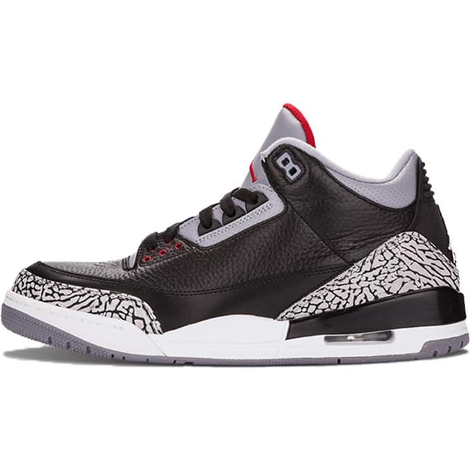 Air Jordan 3 Retro 'Cement' 2011 136064-010 44 black
