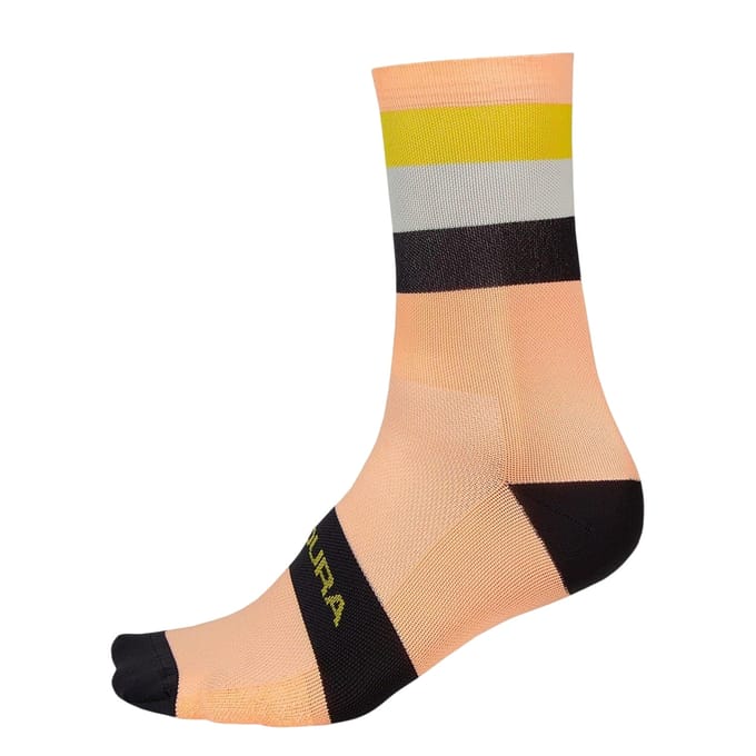 Endura Mannen Bandwidth Sokken (Neon Perzik)