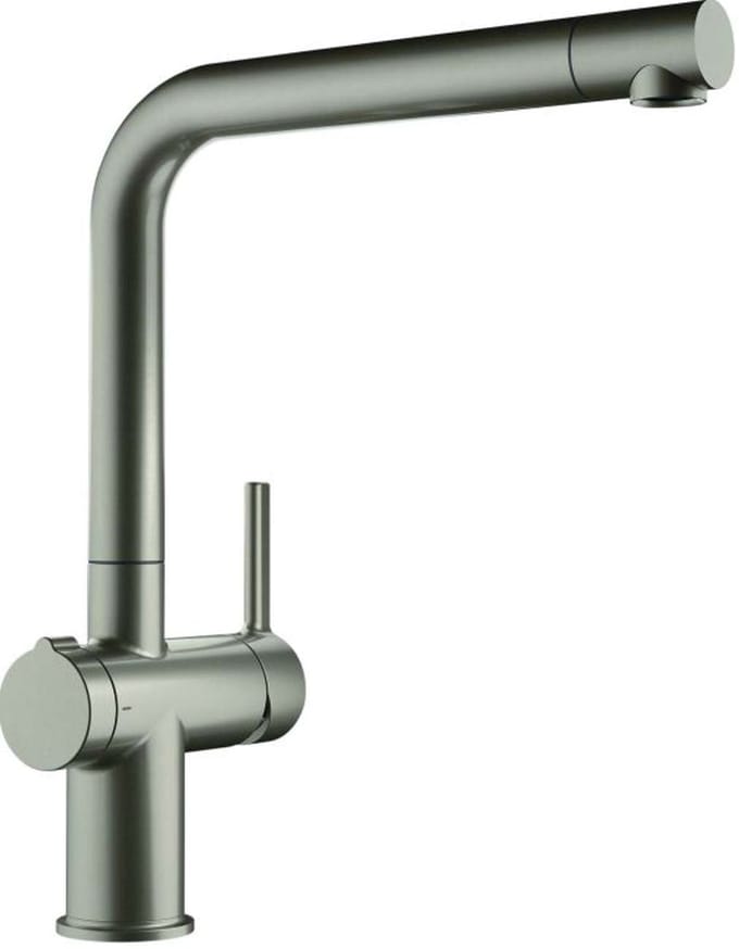 Franke Active Twist Eenhendel Mengkraan RVS met Vaste Uitloop en Geïntegreerde Waste Bediening 115.0653.504