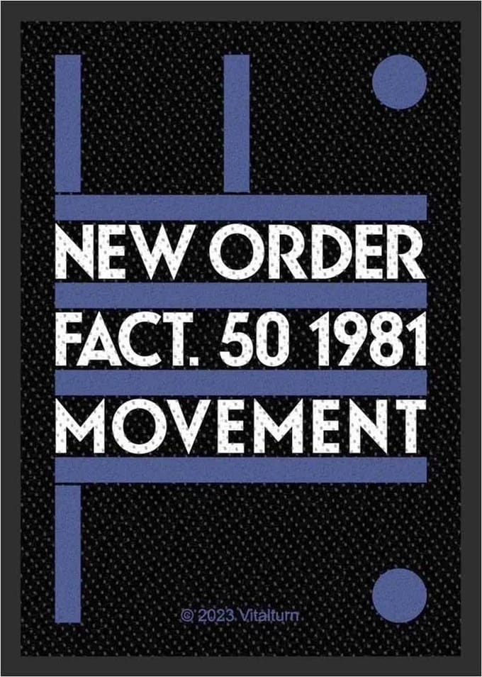 New Order - Fact 50 Patch - Zwart