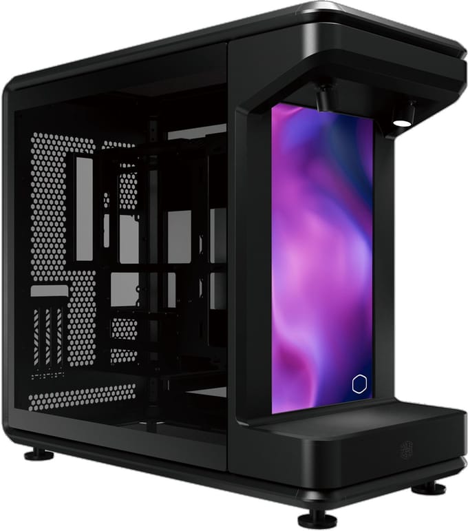 Cooler Master MasterFrame 360 STAGE LCD - Case - Tower - Zwart