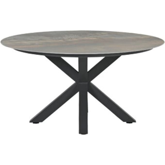 Garden Impressions Lowland tuintafel Ø150 cm centostone rome bronze