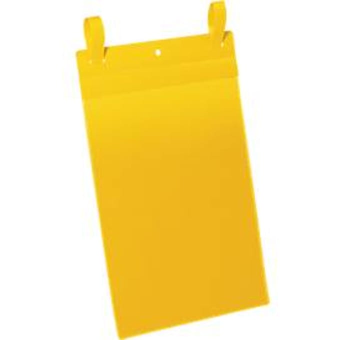 Documententassen met ophanglus, B 210 x H 297 mm (A5 staand), 50 st., geel