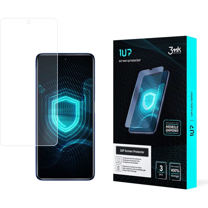 Set van 3 beschermfolies 3MK Xiaomi POCO X3 Pro 1UP