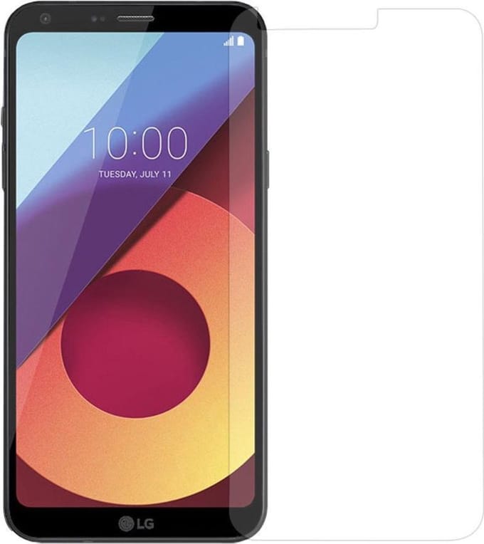 Shop4 - LG Q6 Glazen Screenprotector -  Gehard Glas Transparant