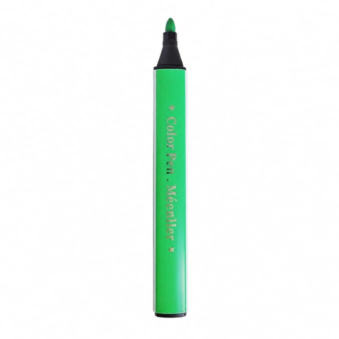Kinder-Aquarellstift - Grasgrün - Waschbar mit großer Tintenfüllung - Einzeln und einfarbig - Basisverpackung