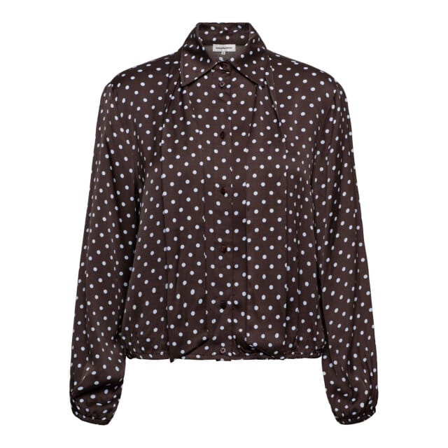 &Co Woman ALISHA POLKA - Blouse - S - Bruin