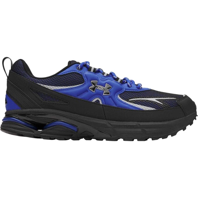 Under Armour Dames Apparition Tech Logo Lederen Sneakers (Blauw)