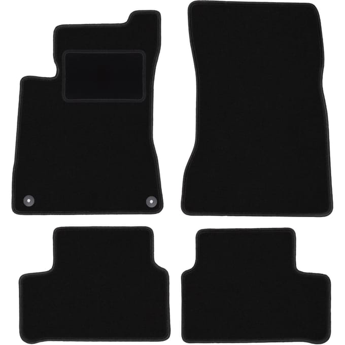 Zwarte veloursmatten voor: Mercedes A W177 hatchback, sedan (2018-)