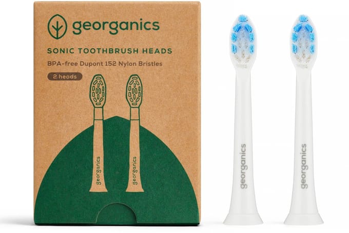 Georganics Sonic replacement heads 2 Stuks