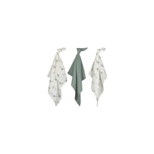 Prénatal hydrofiele luiers Dino 3 stuks Midgreen unisex
