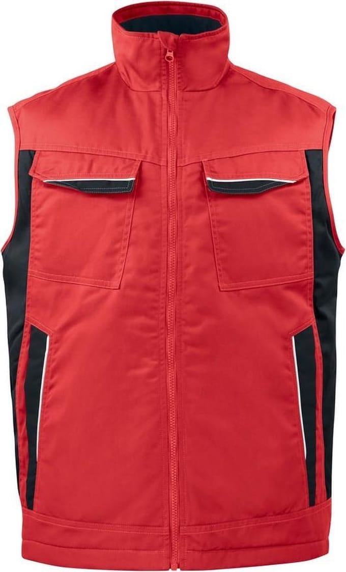 Projob Bodywarmer 645704 Rood - Maat M
