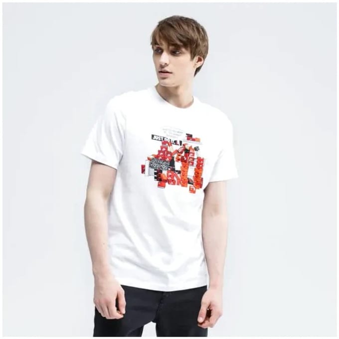 T-shirt Nike - Korte Mouwen - Wit - XS