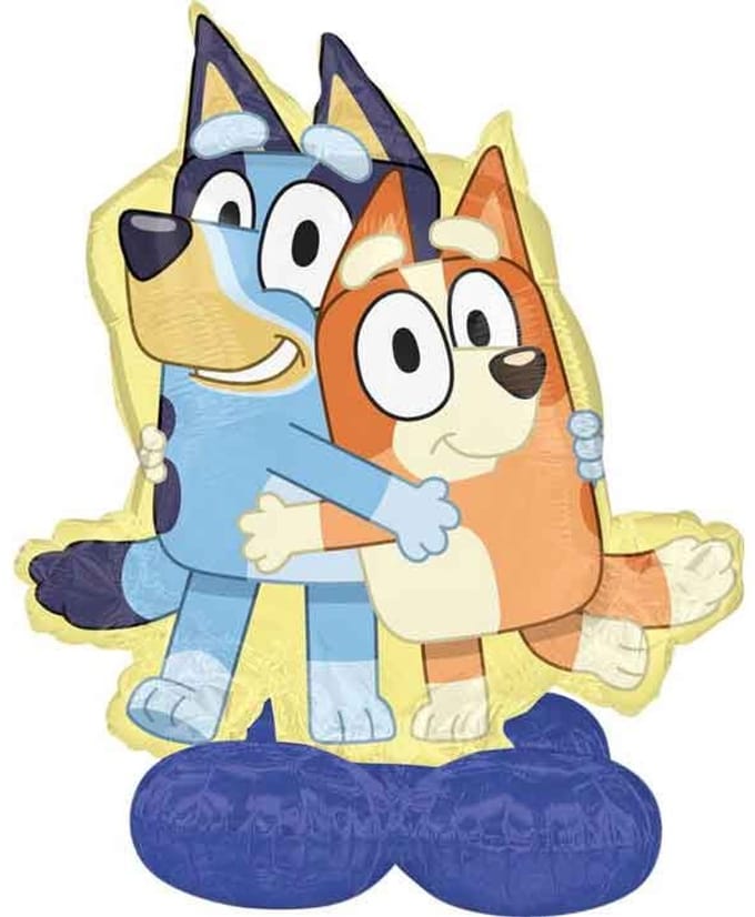 Bluey - Folie ballon XL - Airloonz - 125Cm - Leeg