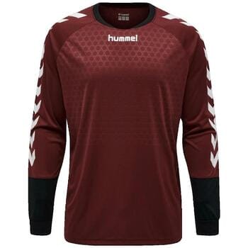 Hummel Essential Keepershirt Lange Mouw Heren - Bordeaux | Maat: M