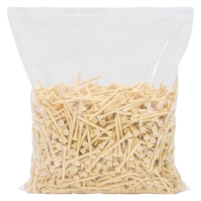 Vidaxl Tees de Golf, 1000 Pcs, 83 Mm, en Bambou