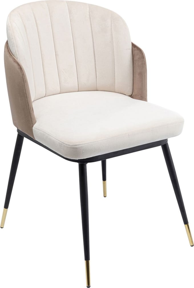 Kare Eetkamerstoel Hojas Beige