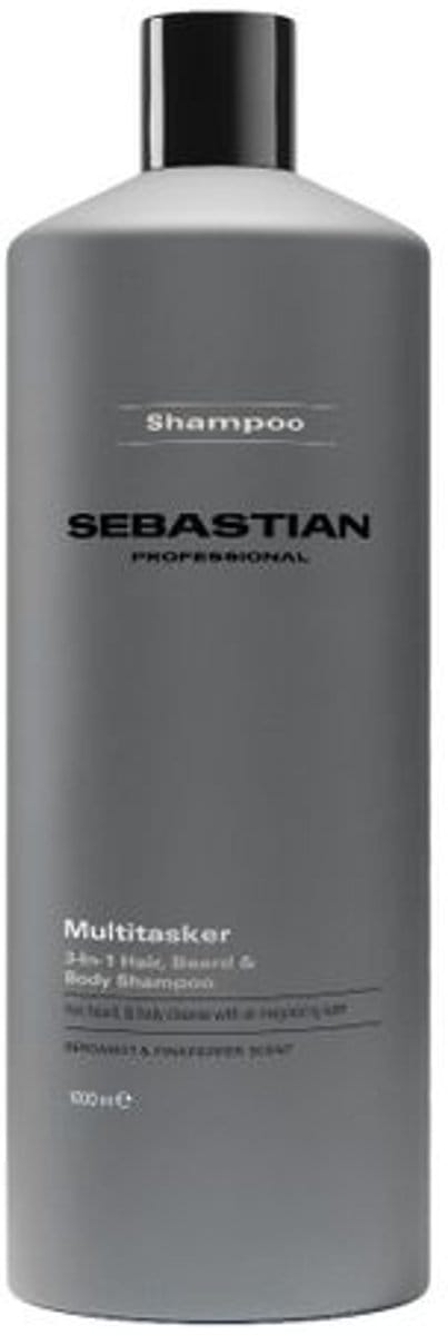 Sebastian Multitasker for Men 3-in-1 Hair, Beard and Body Shampoo 280ml